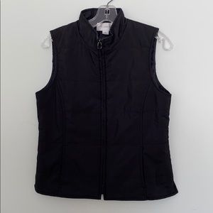 Ladies black vest.
